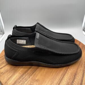 Itazero Shoes Mens Size 15 W Black Casual Slip On Loafers Moc Walking Sneakers